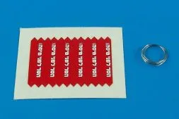 Remove before flight flags (IDF) w/ lettering 1:48