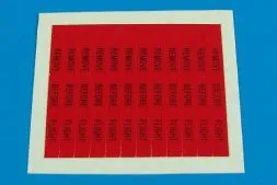 Remove before flight flags - black lettering 1:32