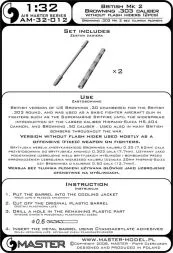British Mk 2 Browning .303 caliber without boost 1:32