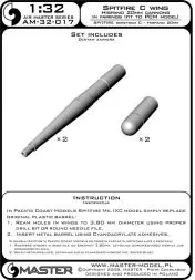 Spitfire C wing - Hispano can. in fairings 1:32