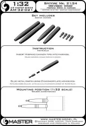 Supermarine Spitfire revised wing (Mk.21/24) 1:32