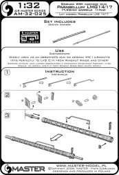 German WW I machine gun Parabellum LMG14/17 1:32