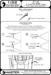 F-14 Alfa Probe & Angle Of Attack probe 1:32