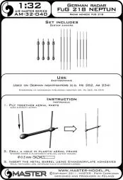German radar FuG 218 "NEPTUN" 1:32