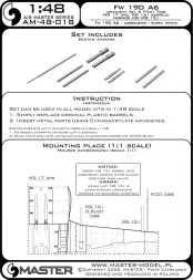 Fw 190A-6 armament set 1:48