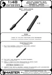 Breda SAFAT 12,7mm barrels 1:48