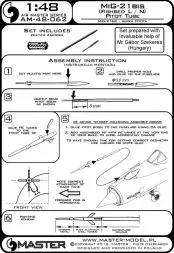 MiG-21bis (Fishbed L/N) - Pitot Tube 1:48