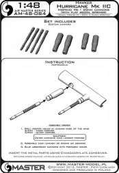 Hawker Hurricane Mk.IIC - 20mm can. (recoil springs) 1:48