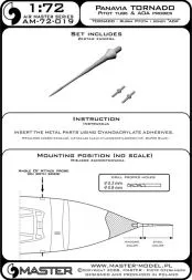 Panavia Tornado Pitot Tube & Angle Of Attack probes 1:72