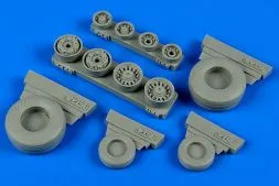 F-14B/D Tomcat weighted wheels (Hobby Boss) 1:48