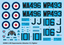 Supermarine Attacker F.1 Fighter 1:48