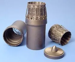 F-15C Eagle exhaust nozzles - (late v.) for Hasegawa 1:72
