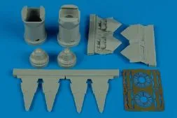 F/A-22A Raptor exhaust nozzles für Revell 1:72