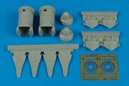 F/A-22 Raptor exhaust nozzles for Hobby Boss 1:72
