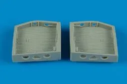P-40 wheel bays für Academy 1:72