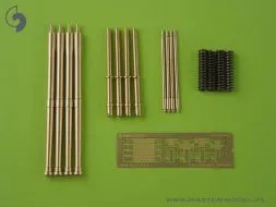 Hispano Mk II 20mm cannon (4pcs) 1:24