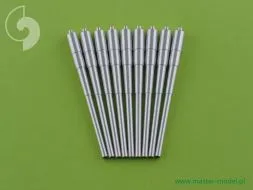 USN 16in/45 Mark 6 barrels - without blastbags 1:350