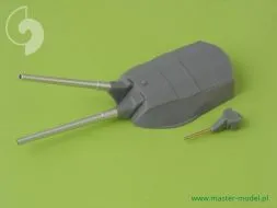 IJN Nagato armament - 40cm, 14cm barrels 1:350