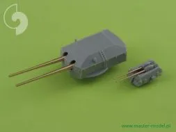 Prinz Eugen armament - 203mm (8pcs), 105mm (12pcs) barrel 1:350