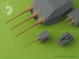 Scharnhorst armament with blastbags 1:350