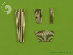 German Zerstörer Z-25 (1944) gun barrels set 1:350