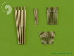 German Zerstörer Z-39 (1945) gun barrels set 1:350