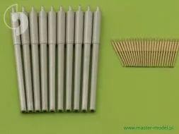 HMS Dreadnought armament - 12in, 12pdr barrels 1:350