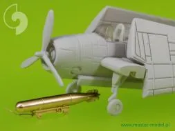 USN Airborne torpedoes Mark 13 w/ trolleys early 1:350