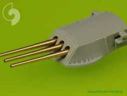 USN 14in/45 (35,6 cm) barrels 1:700