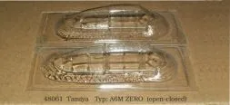 A6M Zero (open - closed) vacu canopy for Tamiya 1:48