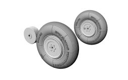 Yak-15 wheels 1:72