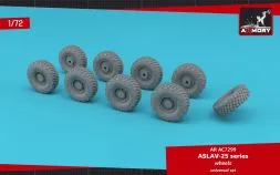 ASLAV-25 series wheels w/ Mich. 325/85 R16 XML tires 1:72