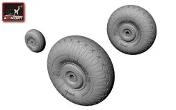 Lisunov Li-2 wheels set 1:144