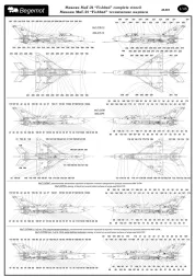 MiG-21 "Fishbed" russian stencil 1:48