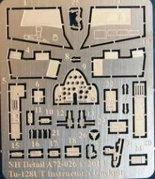 Tu-128UT Instructor's Cockpit Set 1:72