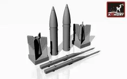 S-21 heavy unguided missiles w/ PU-12-40UD 1:48