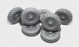 URAL-4320 Wheel Set (OI-25) Omskshina 1:35