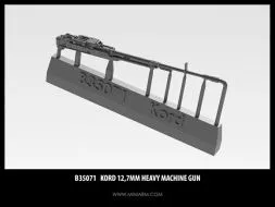 Kord 12,7mm heavy machine gun 1:35