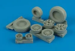 F-16I Sufa weighted wheels for Academy 1:32