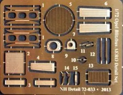 Opel Blitzbus AERO Detail Set für Roden 1:72