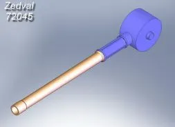 2A51 120mm barrel for 2S9 "Nona-S" 1:72