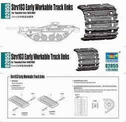 Strv103 Early Worktable Track links 1:35