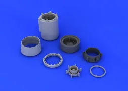 MiG-23M/MF exhasut nozzle for Trumpeter 1:48