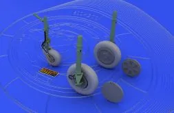 MiG-21 wheels für Eduard 1:48